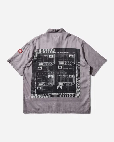 Cav Empt Men S Vh Acerbio Sleeve Shirt Charcoal In Brown