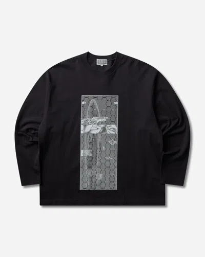 Cav Empt Men S Washed Md Wirecutter Longsleeve T-shirt In Black