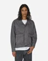 CAV EMPT OVERDYE BRUSHED COTTON BUTTON JACKET CHARCOAL