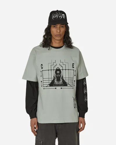 Cav Empt Overdye Cause And Effect T-shirt In Grey