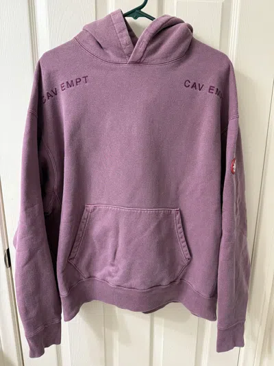Pre-owned Cav Empt Overdye Smoky Heavy Hoody In Pink