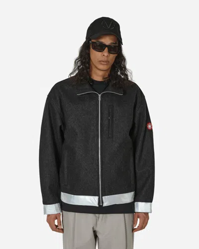 Cav Empt Reflect Wool Zip Jacket Charcoal In Black