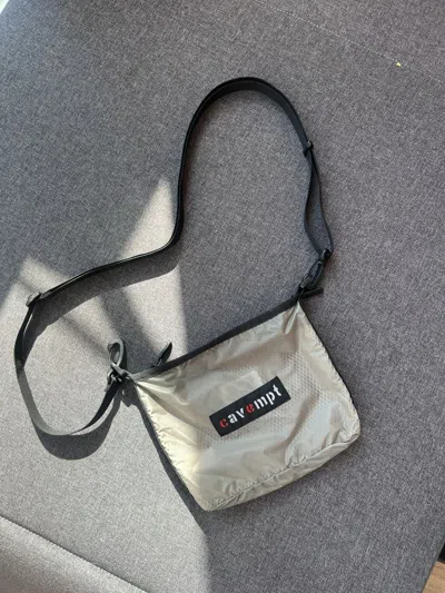 Pre-owned Cav Empt Shoulder Bag Japan Style In Grey