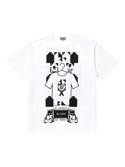 Cav Empt The Apparatus Pixel-print T-shirt In White
