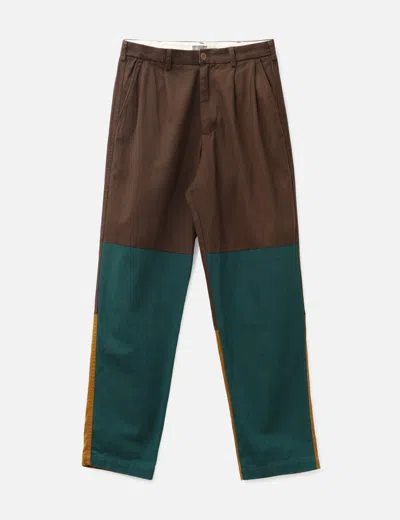 Cav Empt Two Tone Pants In Brown