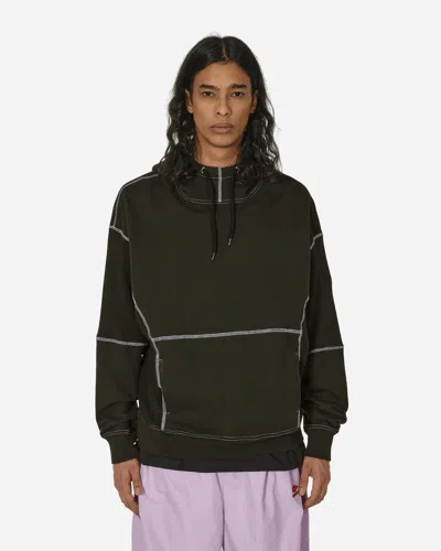 Cav Empt Wide Rib Cut Heavy Hooded Sweatshirt In Black