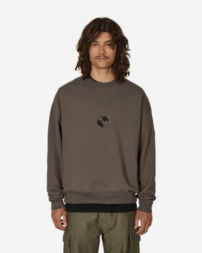 Cav Empt Zig Model Crewneck Sweatshirt Charcoal In Black