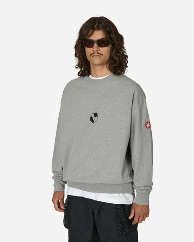 Cav Empt Zig Model Crewneck Sweatshirt In Grey