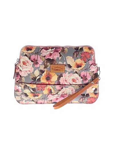 Pre-owned Cavalcanti Leather Wristlet In Pink