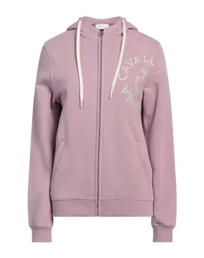 Cavalleria Toscana Woman Sweatshirt Mauve Size L Cotton, Polyester In Purple
