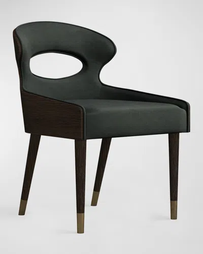 Cavalletto Home Bowen Dining Host Chair In Brown