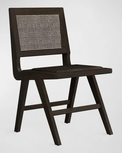 Cavalletto Home Cane Dining Side Chair, Set Of 2 In Banco Brown