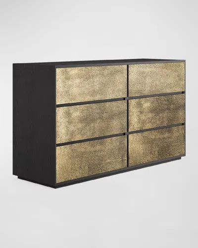 Cavalletto Home Eporedia 6-drawer Dresser In Black Romano