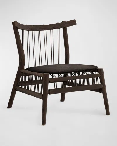 Cavalletto Home Fansipan Lounge Chair In Banco Brown