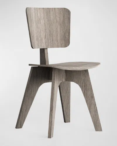 Cavalletto Home Mars Dining Side Chair, Set Of 2 In Smoked Oak