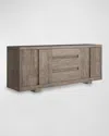 Cavalletto Home Sawhorse Sideboard In Smoked Oak