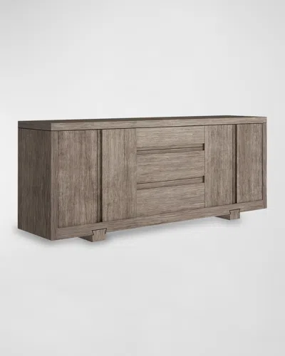 Cavalletto Home Sawhorse Sideboard In Smoked Oak