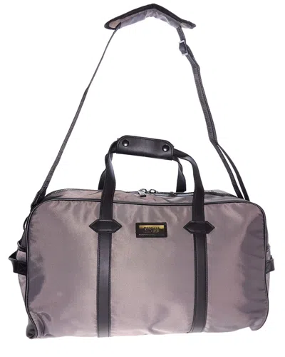 Cavalli Class 19in Duffel Bag In Silver