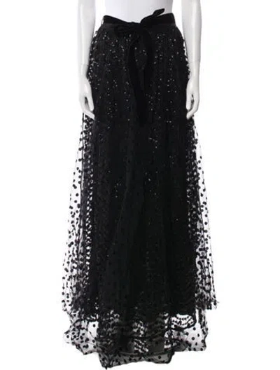 Pre-owned Cavalli Class 2010's Long Skirt In Black