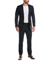 Cavalli Class 2pc Slim Fit Wool-blend Suit In Blue
