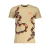 Cavalli Class Beige Cotton T-shirt In Brown