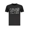 Cavalli Class Black Cotton Men T-shirt In Black