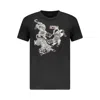 Cavalli Class Black Cotton Men T-shirt