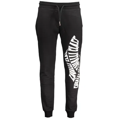 Cavalli Class Black Cotton Pant