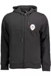 Cavalli Class Black Cotton Men Sweater