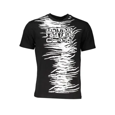 Cavalli Class Black Cotton T-shirt