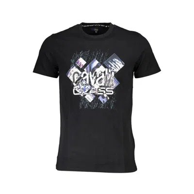 Cavalli Class Black Cotton T-shirt