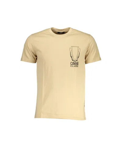 Cavalli Class Black Cotton T-shirt In Neutral