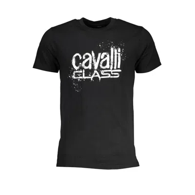 Cavalli Class Black Cotton T-shirt