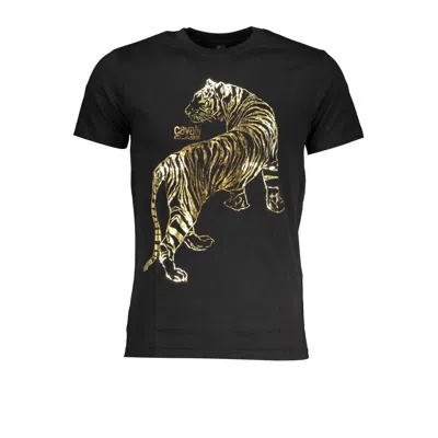Cavalli Class Black Cotton T-shirt