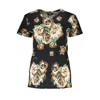 Cavalli Class Cotton Tops & Women's T-shirt In Black