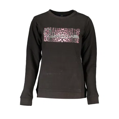 CAVALLI CLASS CAVALLI CLASS BLACK COTTON WOMEN'S SWEATER