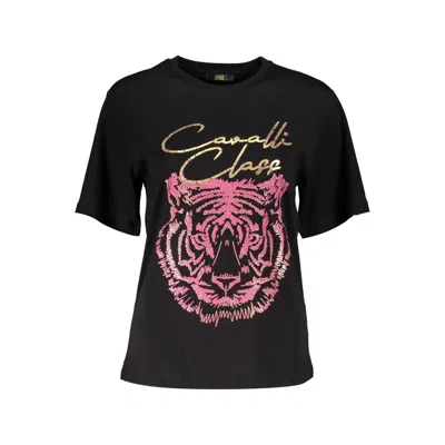 Cavalli Class Black Cotton Women Women's Top