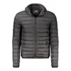 Cavalli Class Black Polyester Men's Jacket In Gray