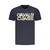 Cavalli Class Leopard-print Logo T-shirt