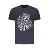 Cavalli Class Blue Cotton Men T-shirt