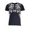 Cavalli Class Blue Cotton T-shirt In Blue