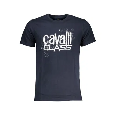 Cavalli Class Blue Cotton T-shirt