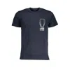 Cavalli Class Blue Cotton T-shirt