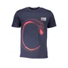 Cavalli Class Blue Cotton T-shirt In Blue