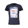 Cavalli Class Blue Cotton T-shirt In Blue
