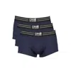 Cavalli Class Blue Cotton Underwear In Blue