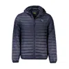 Cavalli Class Blue Polyamide Shell Jacket In Blue
