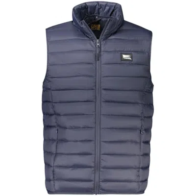 CAVALLI CLASS CAVALLI CLASS BLUE POLYESTER MEN MEN'S JACKET
