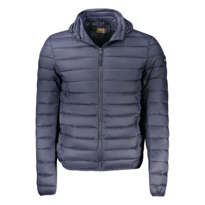CAVALLI CLASS CAVALLI CLASS BLUE POLYESTER MEN MEN'S JACKET