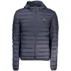 Cavalli Class Blue Polyester Shell Jacket In Blue